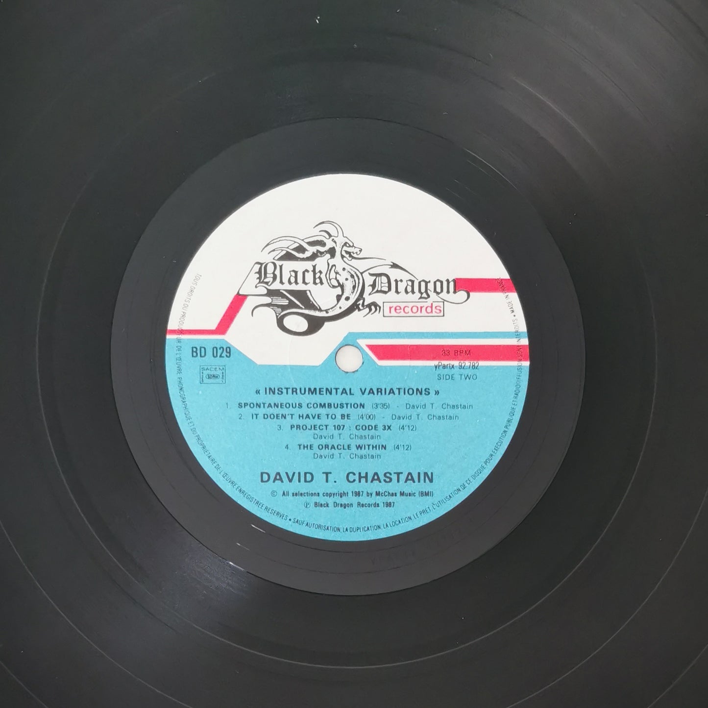 DAVID T. CHASTAIN - Instrumental Variations