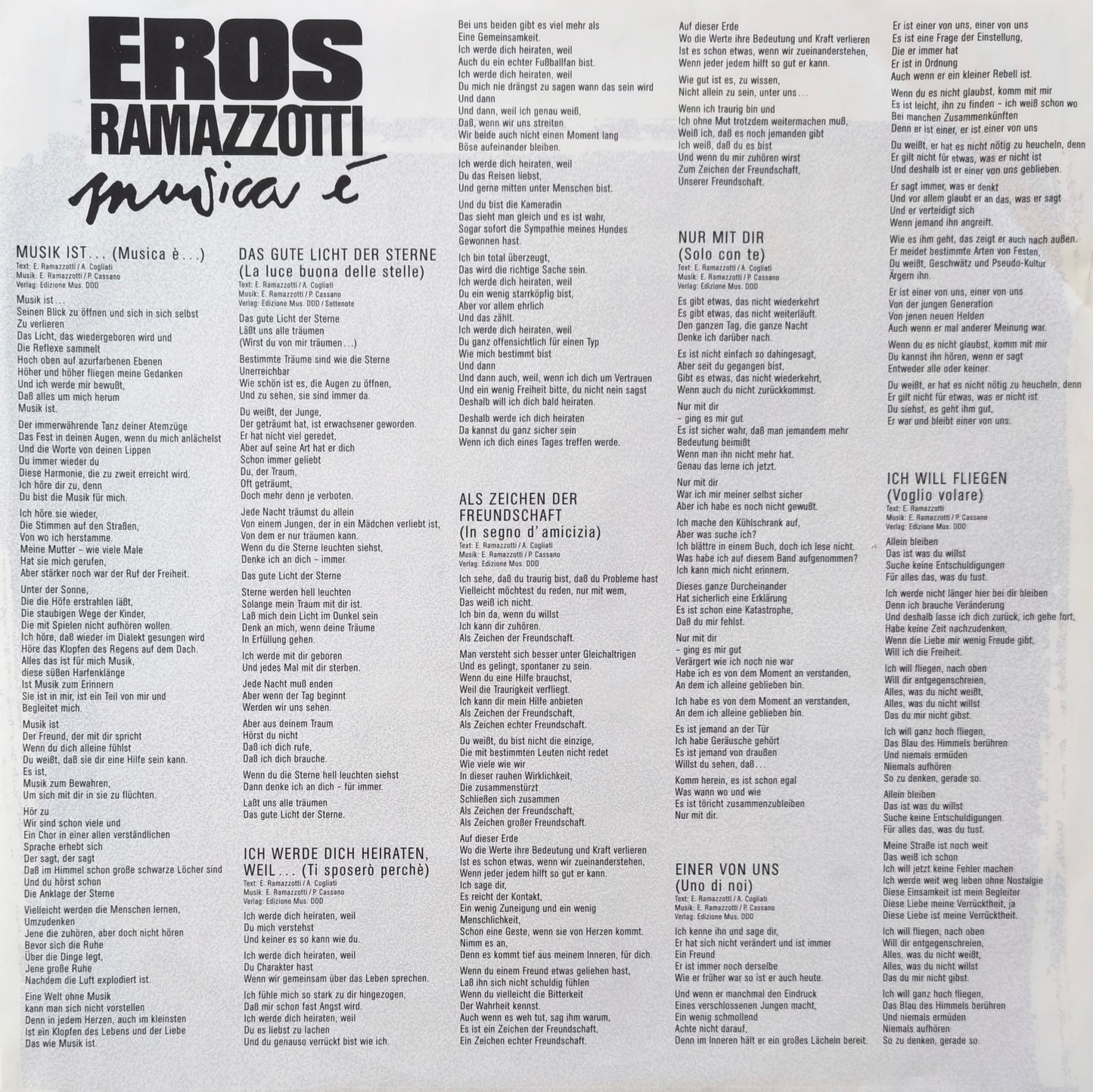 EROS RAMAZZOTTI - Musica È