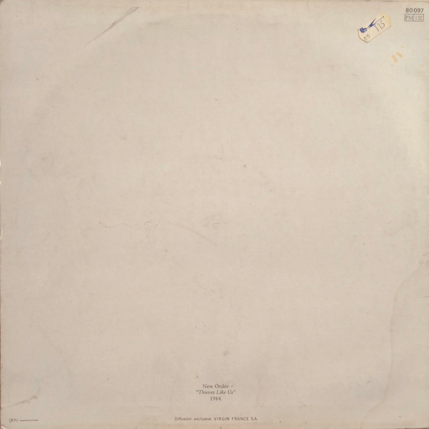 NEW ORDER - Thieves Like Us