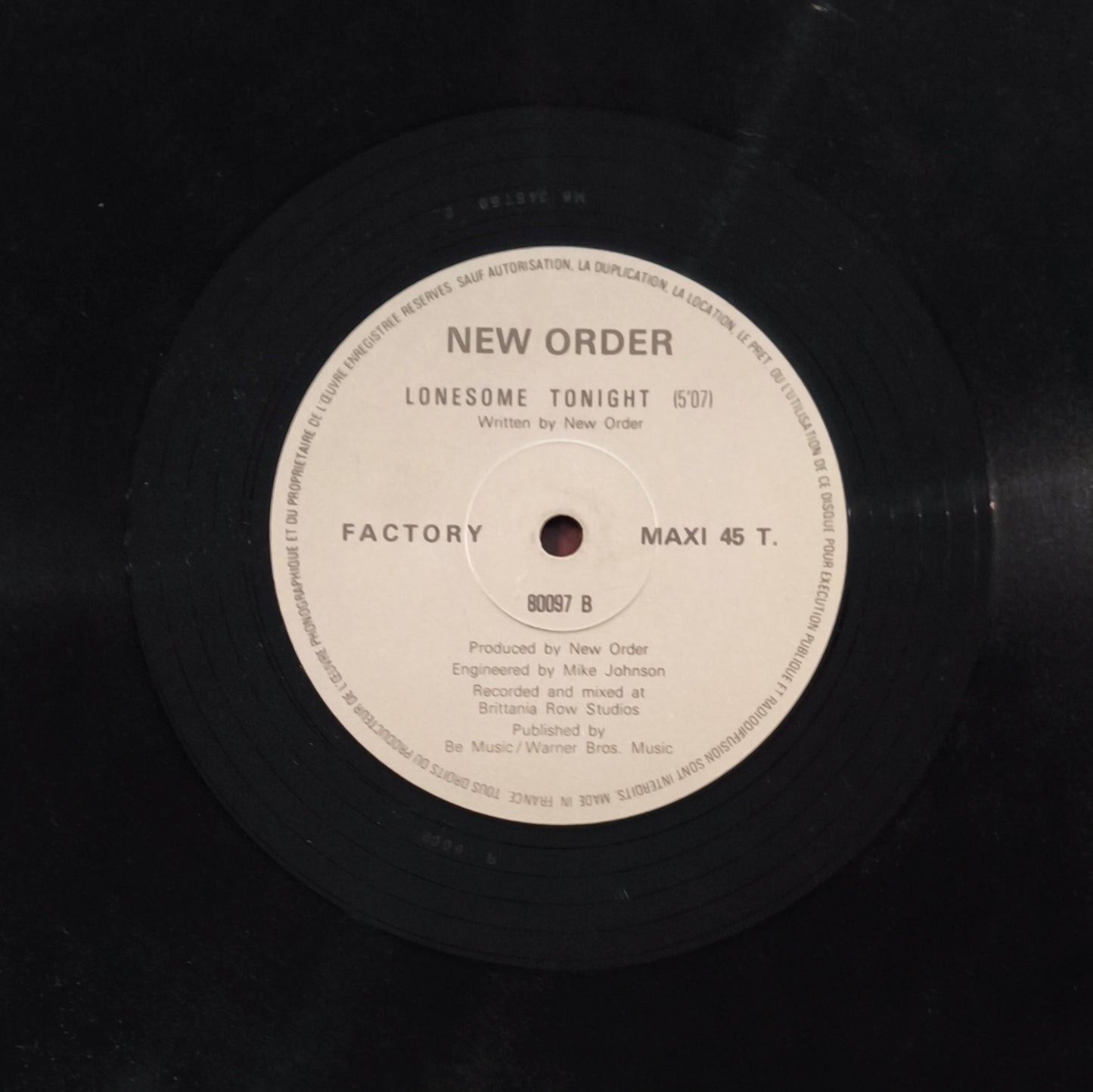 NEW ORDER - Thieves Like Us