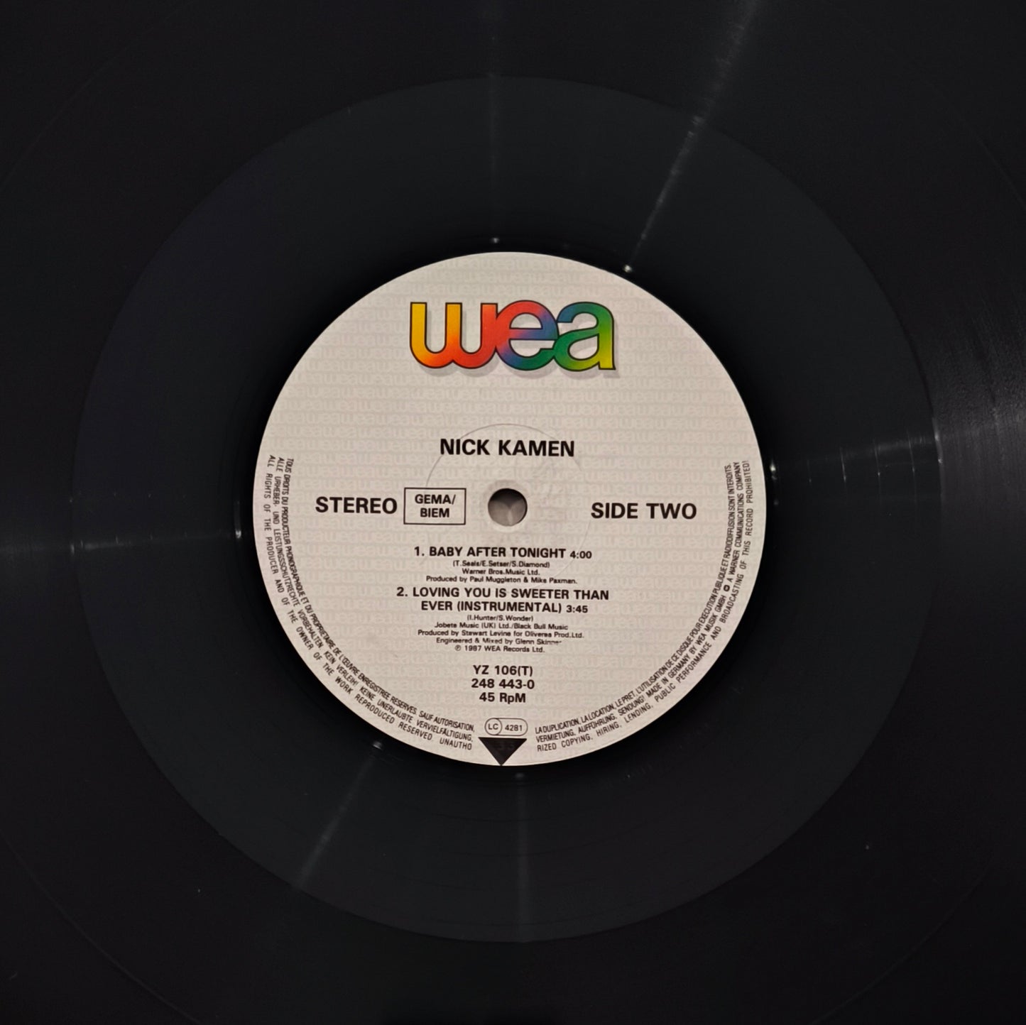NICK KAMEN - Loving You Is Sweeter Than Ever (Extended Dance Mix)