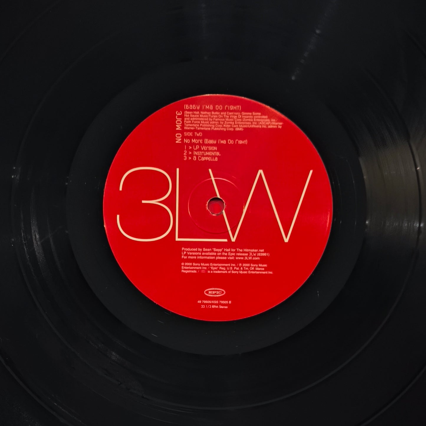 3LW Feat. NAS - I Can't Take It (No More) / No More (Baby I'ma Do Right)