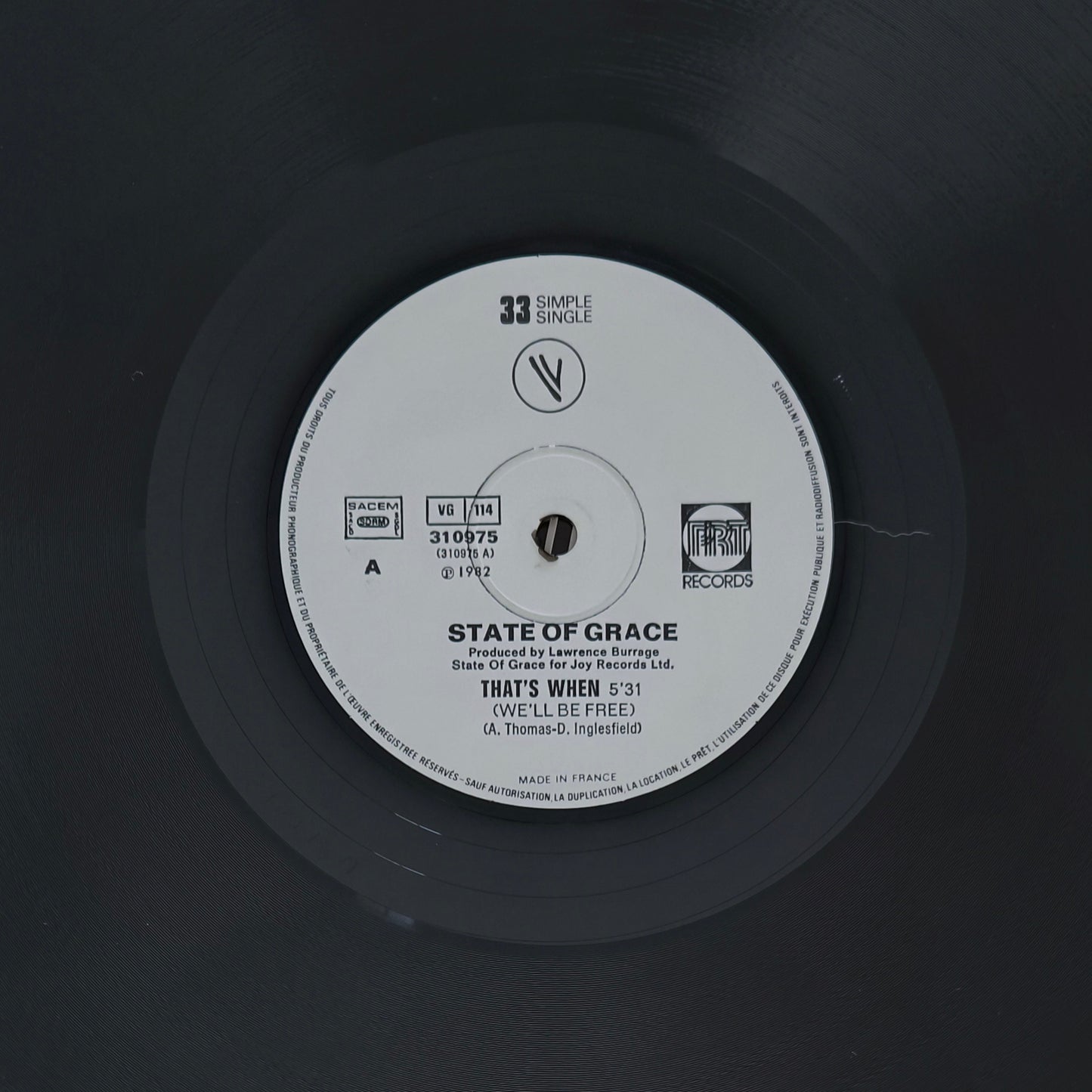 STATE OF GRACE - That's When We'll Be Free (New US Remix)