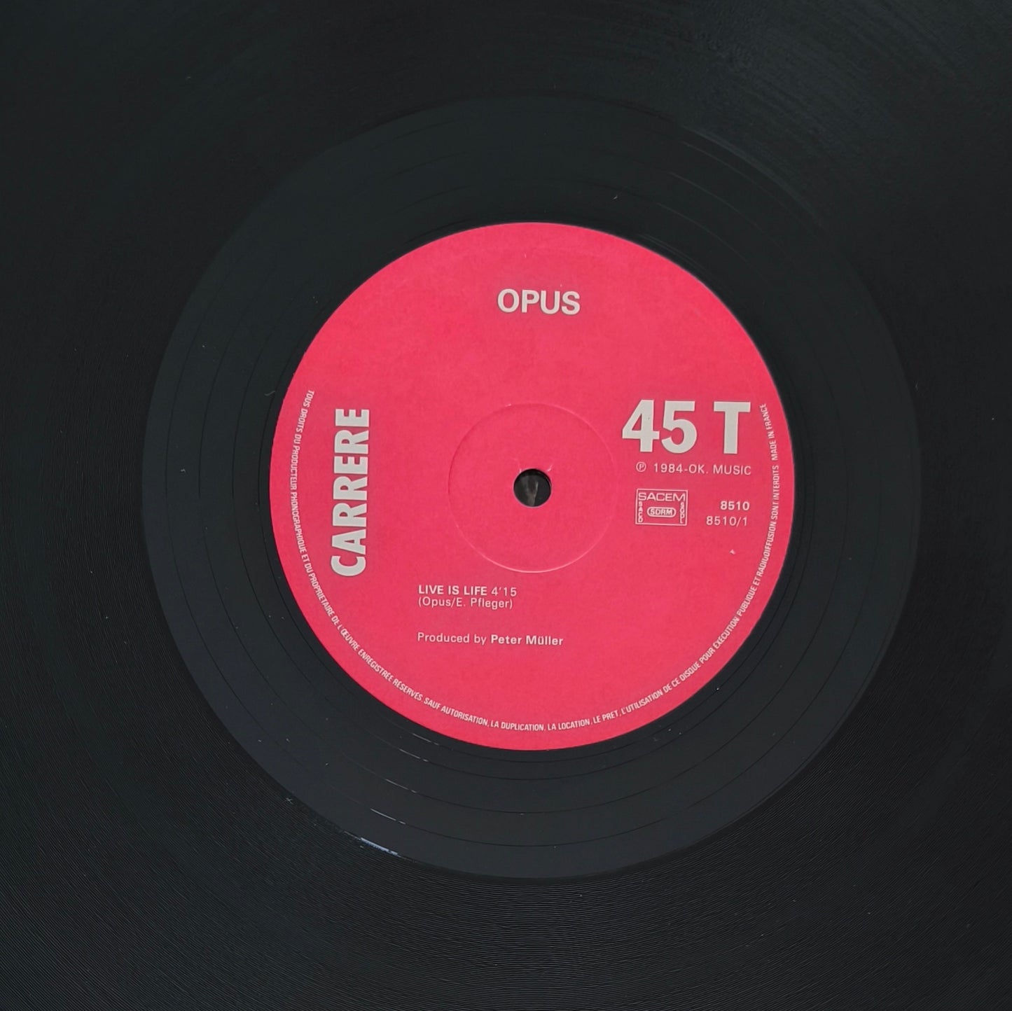 OPUS - Live Is Life / Up And Down