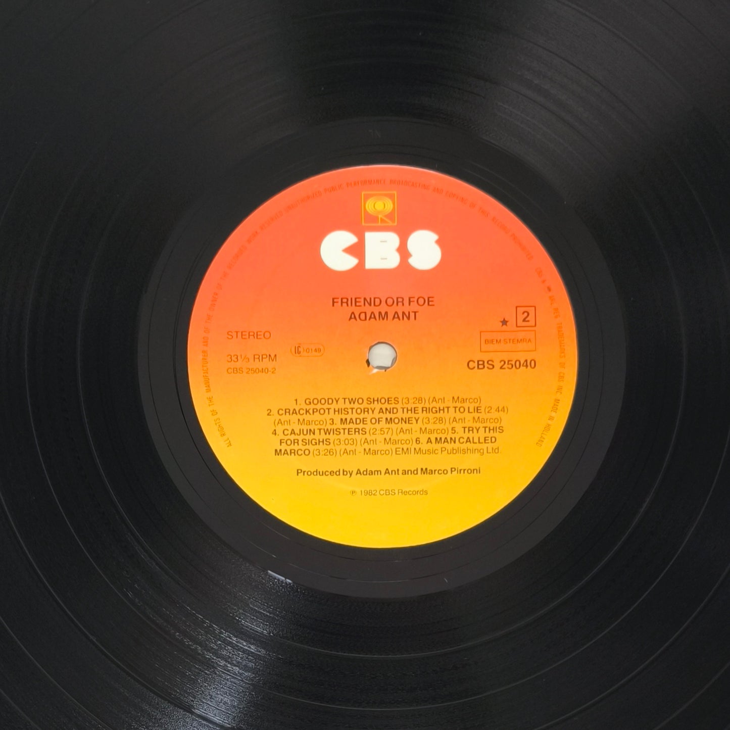 ADAM ANT - Friend Or Foe