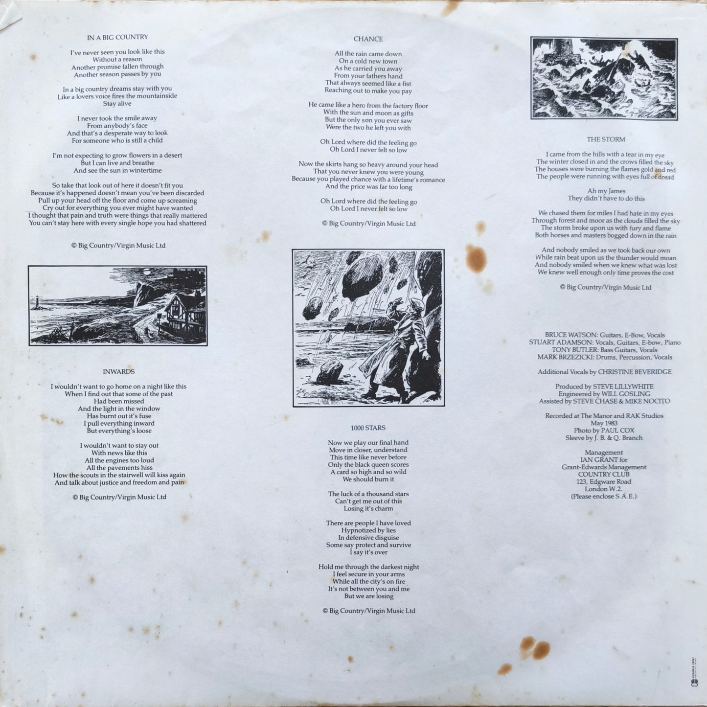 BIG COUNTRY - The Crossing