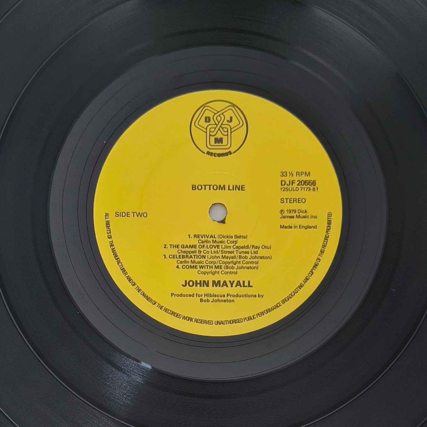 JOHN MAYALL - Bottom Line (pressage UK)