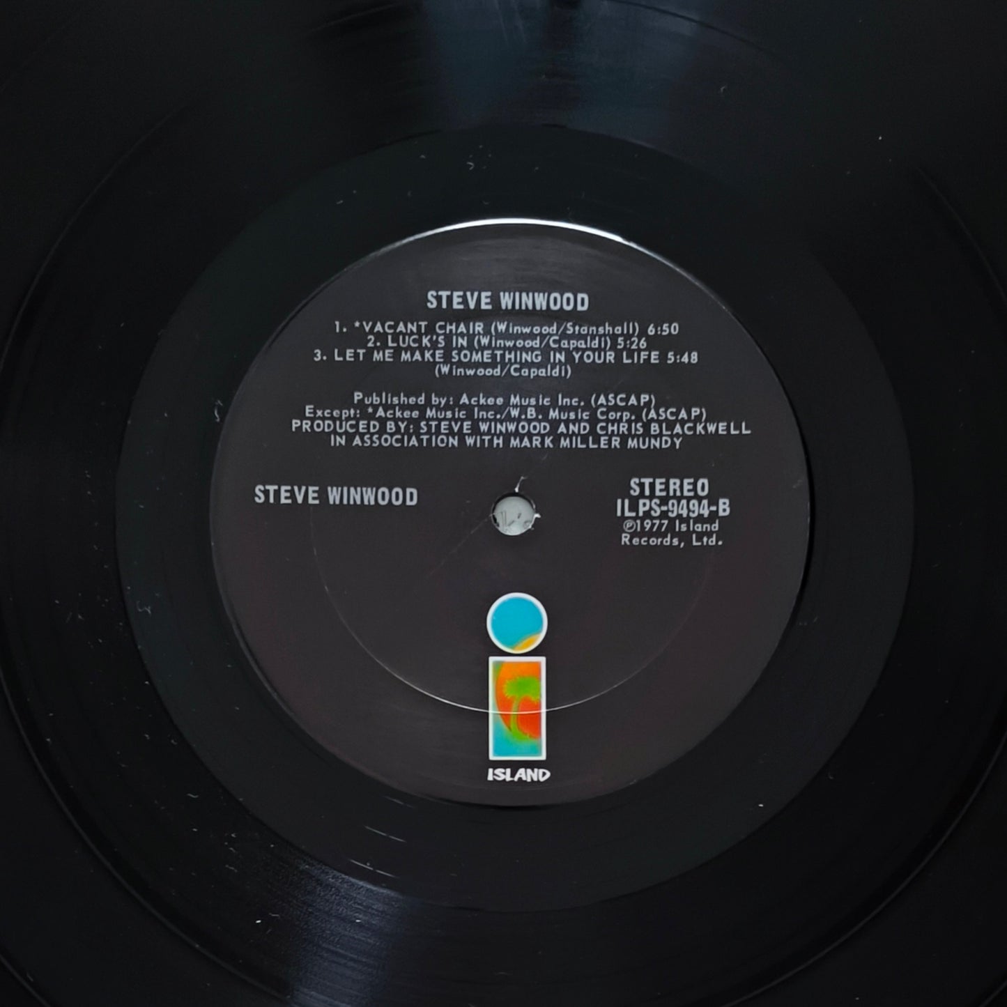 STEVE WINWOOD - Steve Winwood (pressage US)