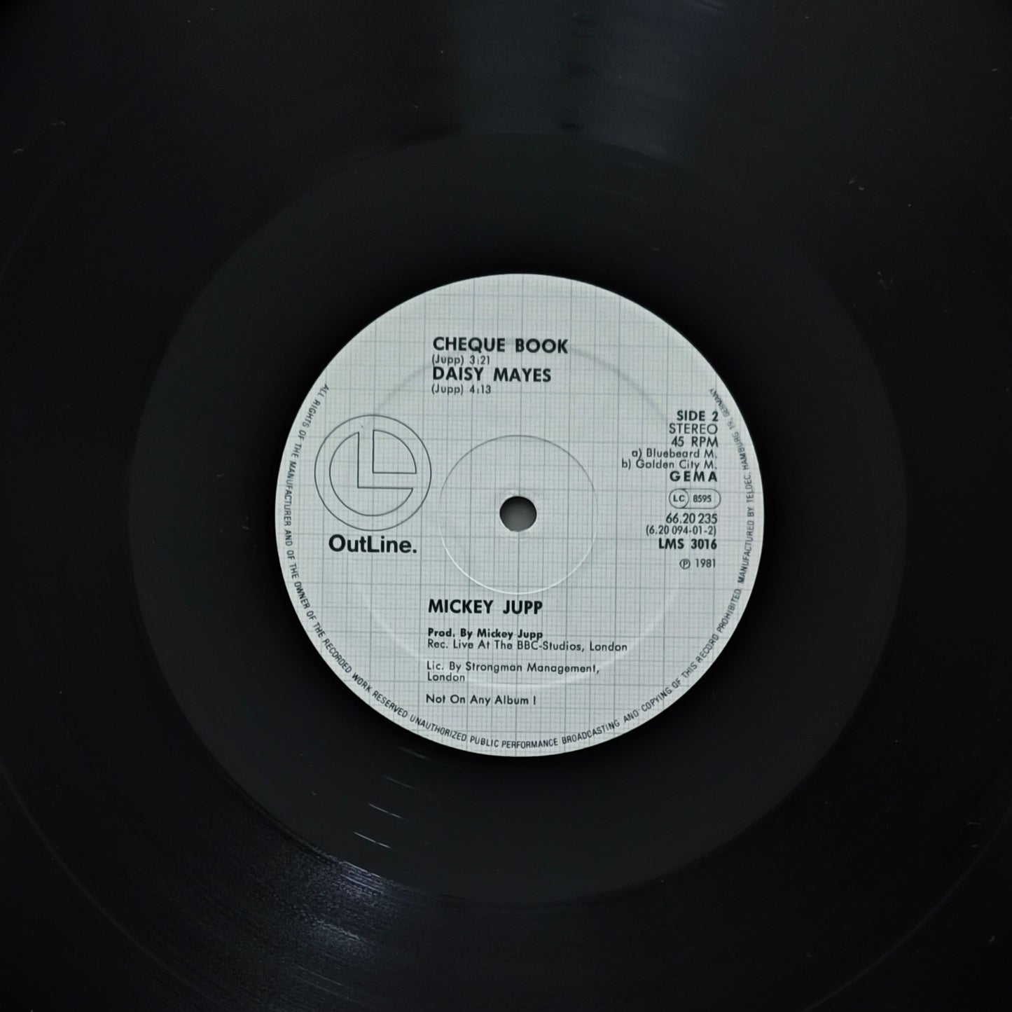 MICKEY JUPP - Switchboard Susan