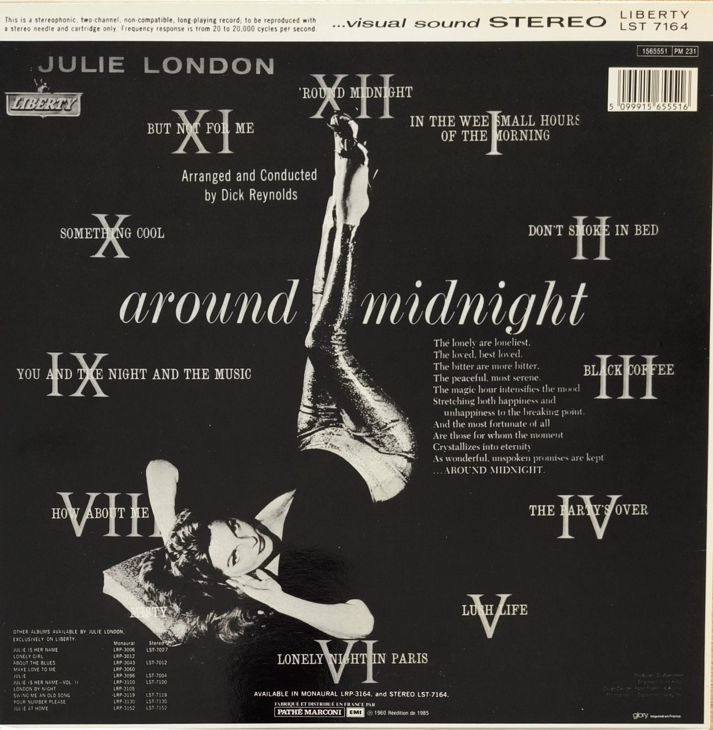 JULIE LONDON - Around Midnight