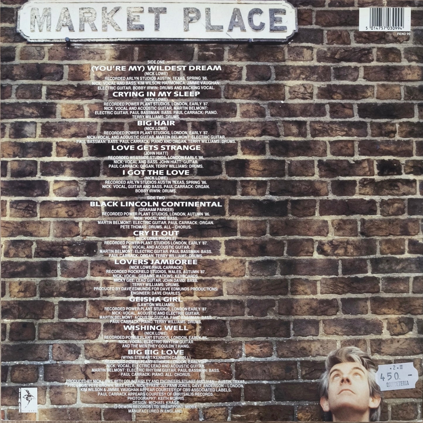 NICK LOWE - Pinker And Prouder Than Previous