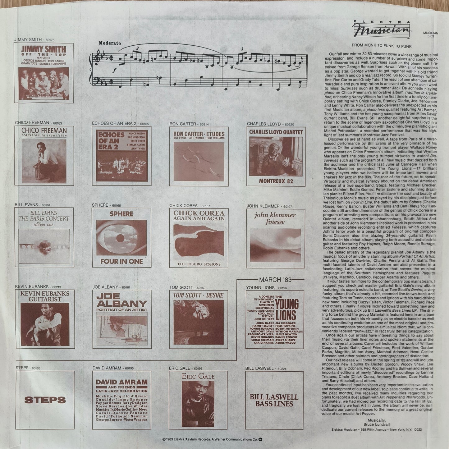 MOSE ALLISON - Lessons In Living