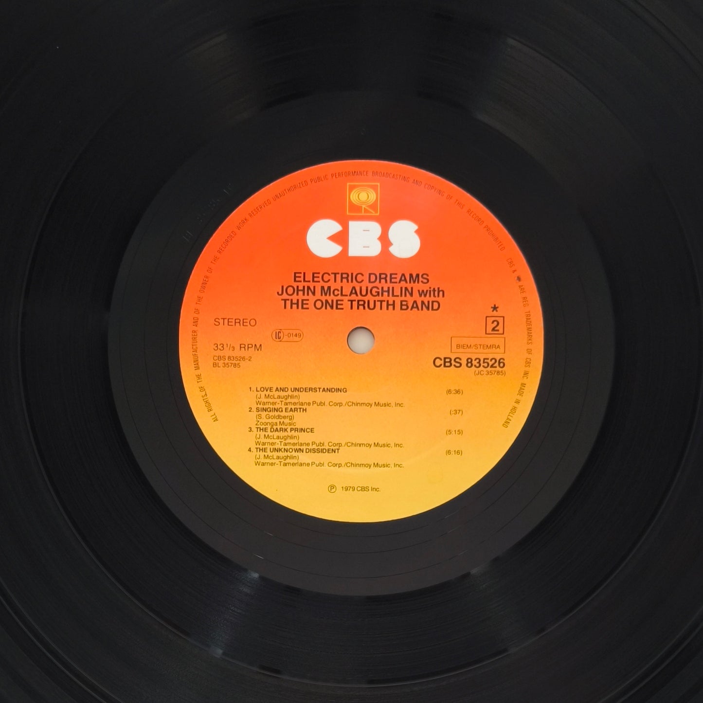 JOHN McLAUGHLIN with THE ONE TRUTH BAND - Electric Dreams