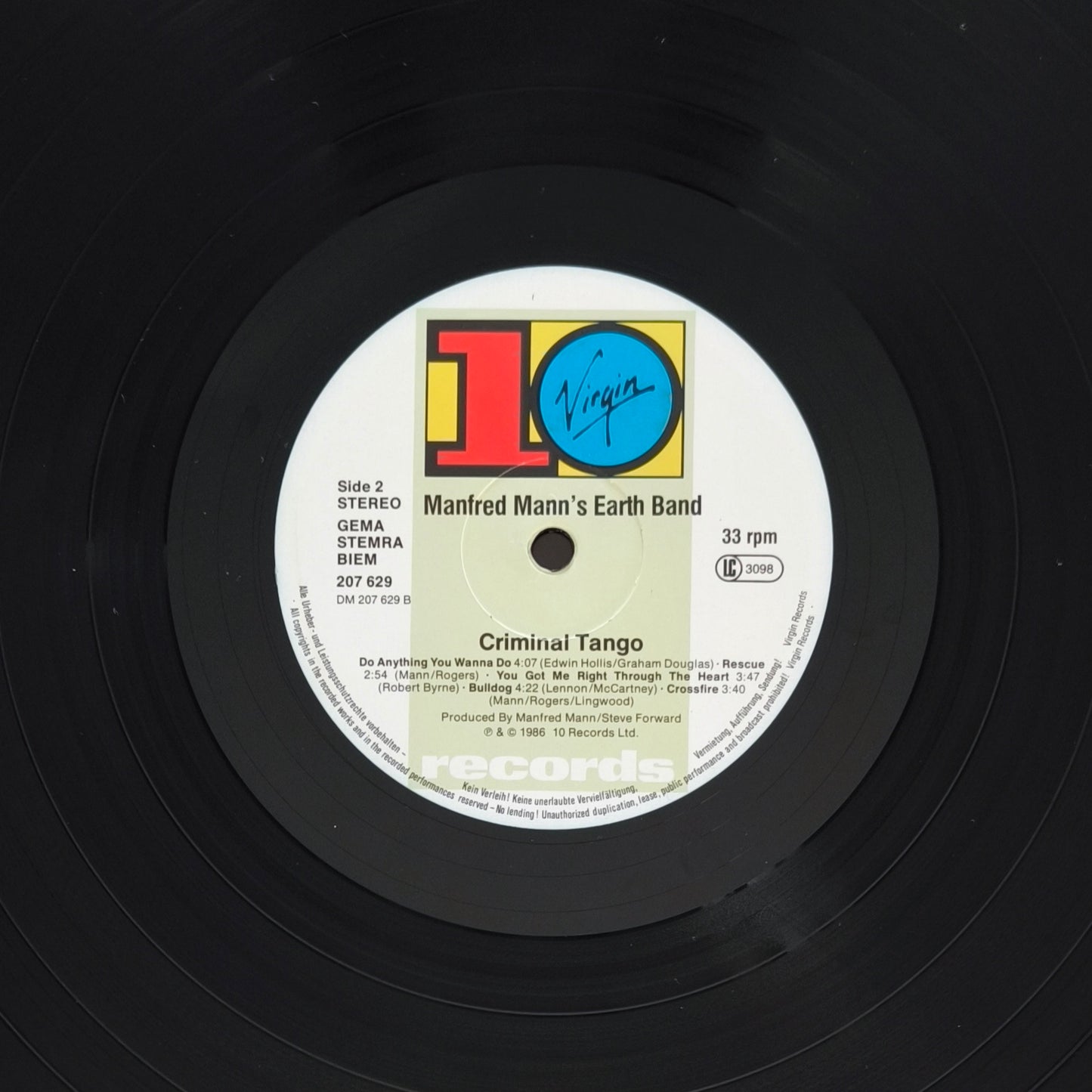 MANFRED MANN'S EARTH BAND WITH CHRIS THOMPSON - Criminal Tango