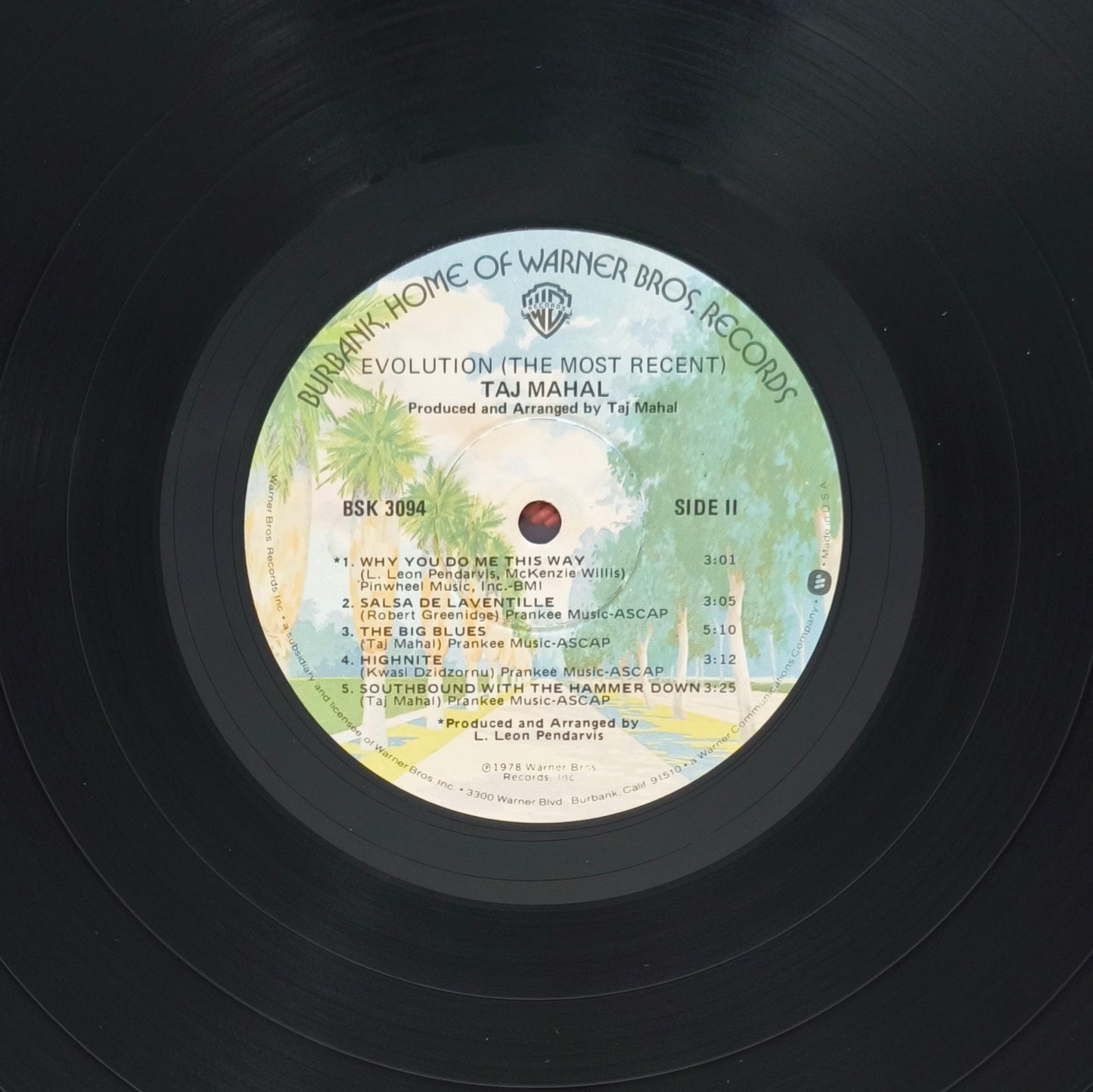 TAJ MAHAL - Evolution (The Most Recent) (pressage US)