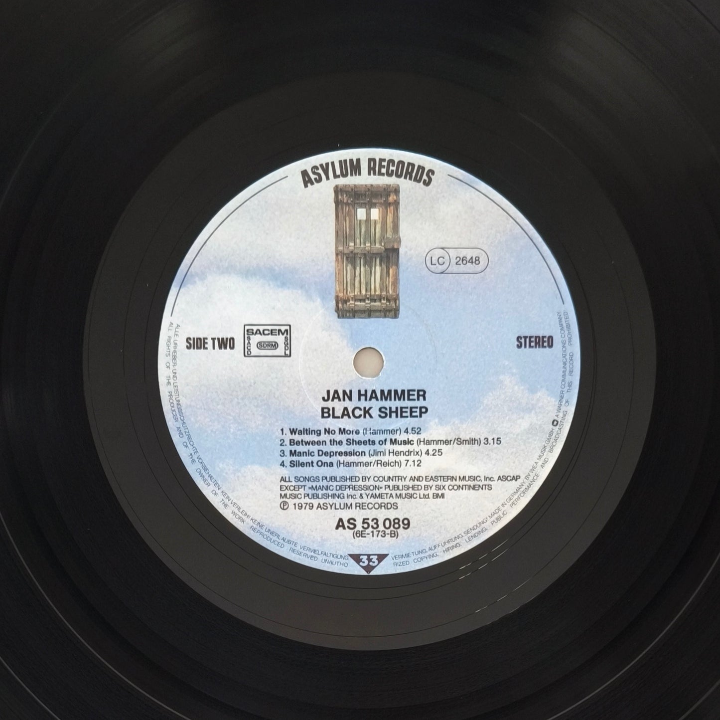 JAN HAMMER - Black Sheep