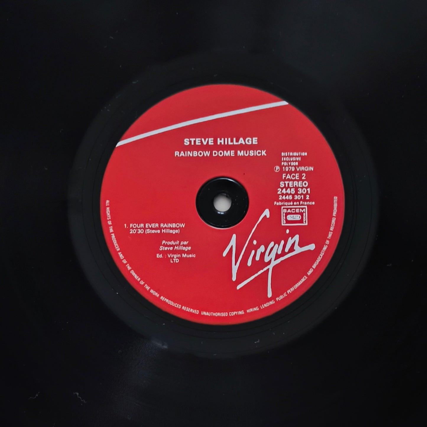 STEVE HILLAGE - Rainbow Dome Musick