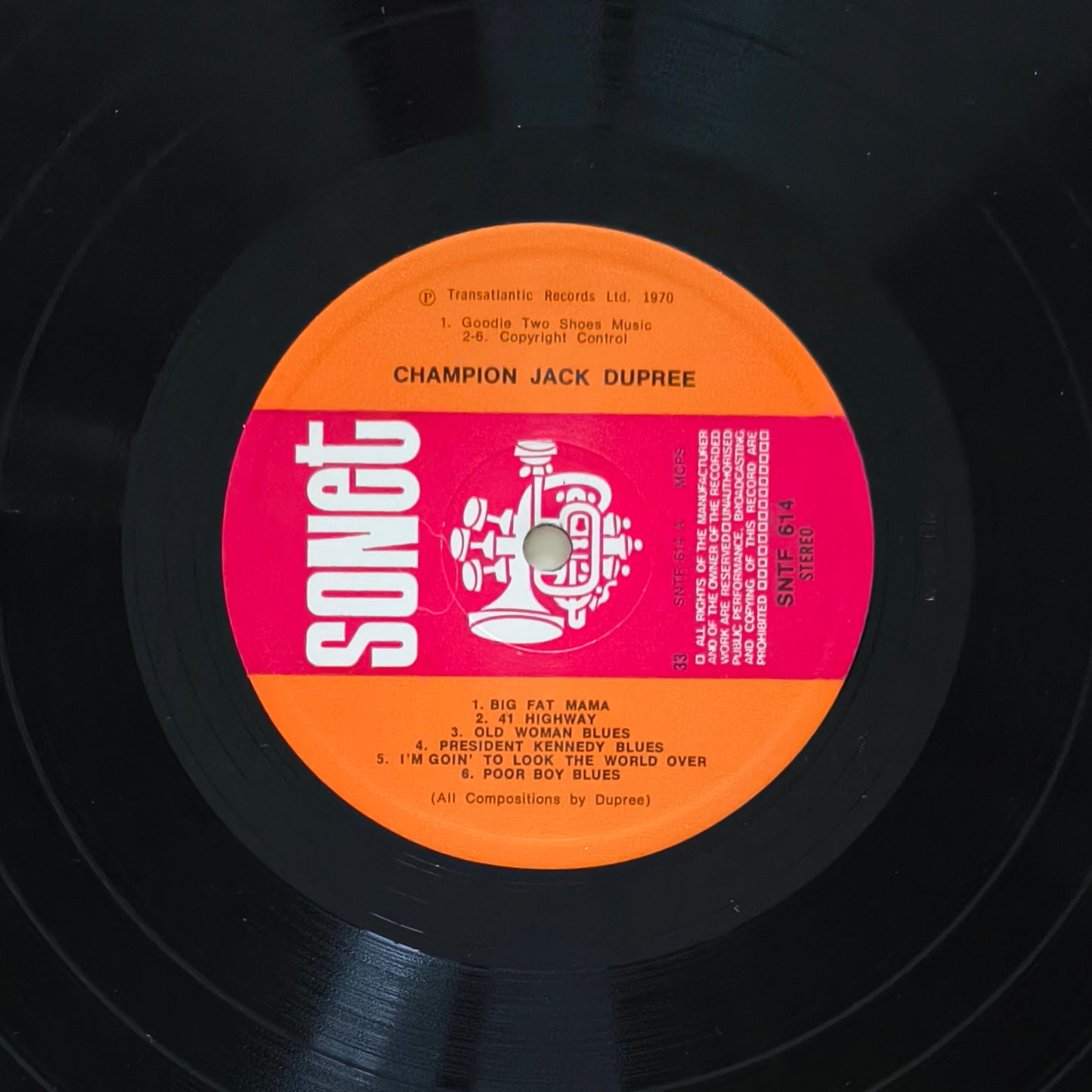 CHAMPION JACK DUPREE - The Incredible (pressage UK)