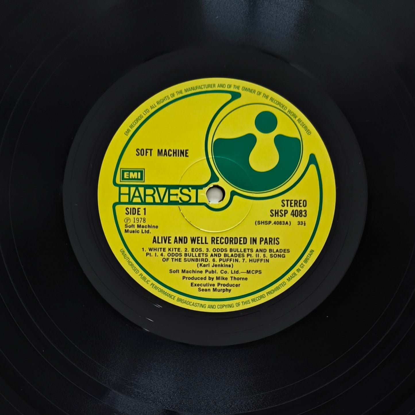 SOFT MACHINE - Alive And Well Recorded In Paris (pressage UK)