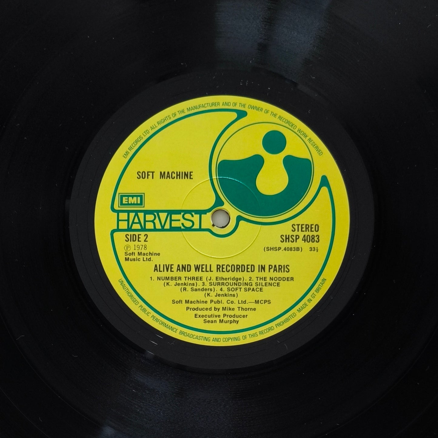 SOFT MACHINE - Alive And Well Recorded In Paris (pressage UK)