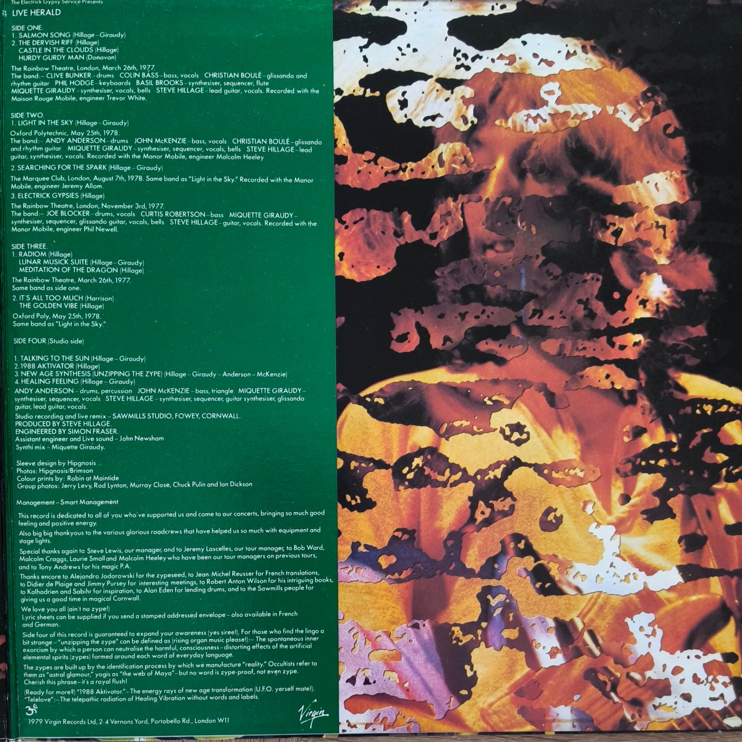 STEVE HILLAGE - Live Herald