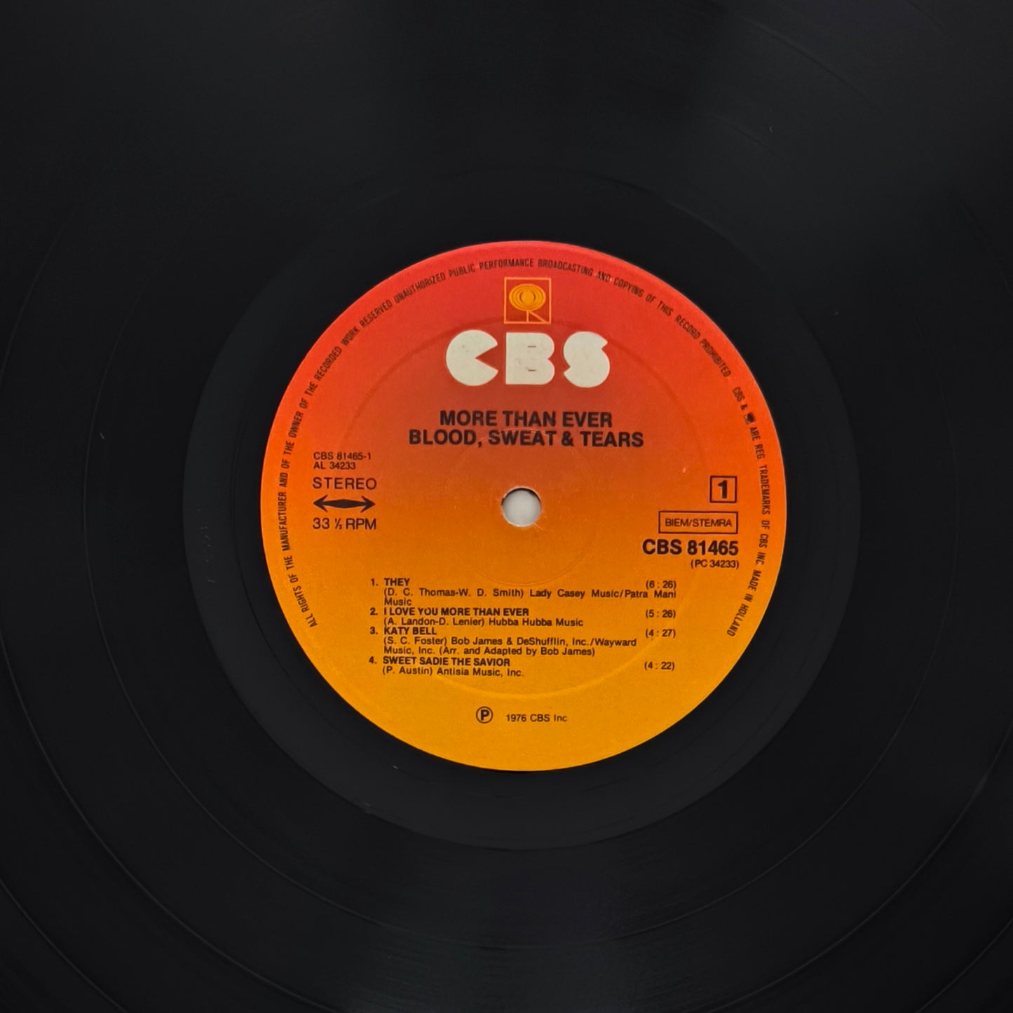 BLOOD, SWEAT & TEARS - More Than Ever