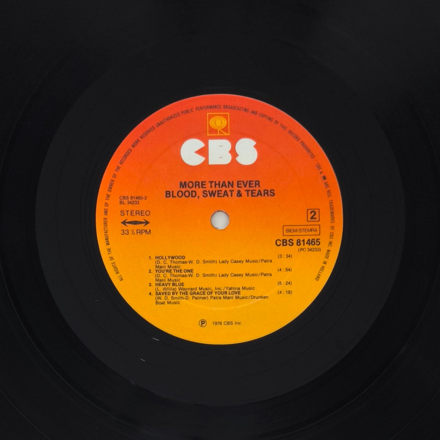 BLOOD, SWEAT & TEARS - More Than Ever