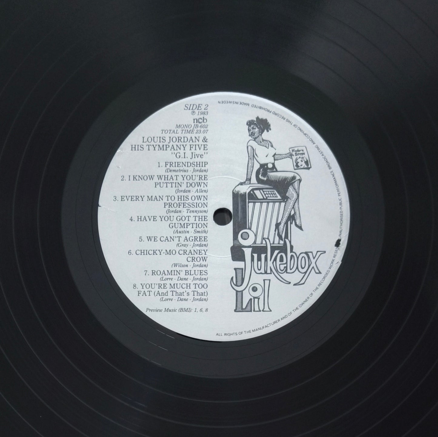 LOUIS JORDAN AND HIS TYMPANY FIVE - G.I. Jive 1940-47