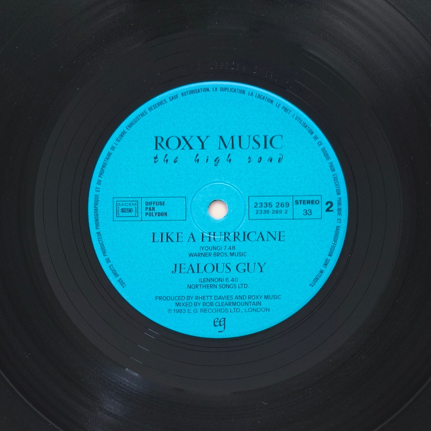 ROXY MUSIC - Musique Roxy - The High Road