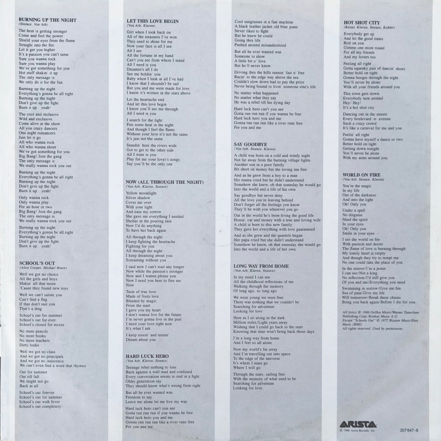 KROKUS - Change Of Address