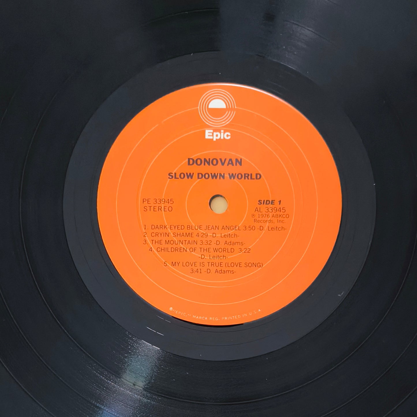 DONOVAN - Slow Down World (pressage US)