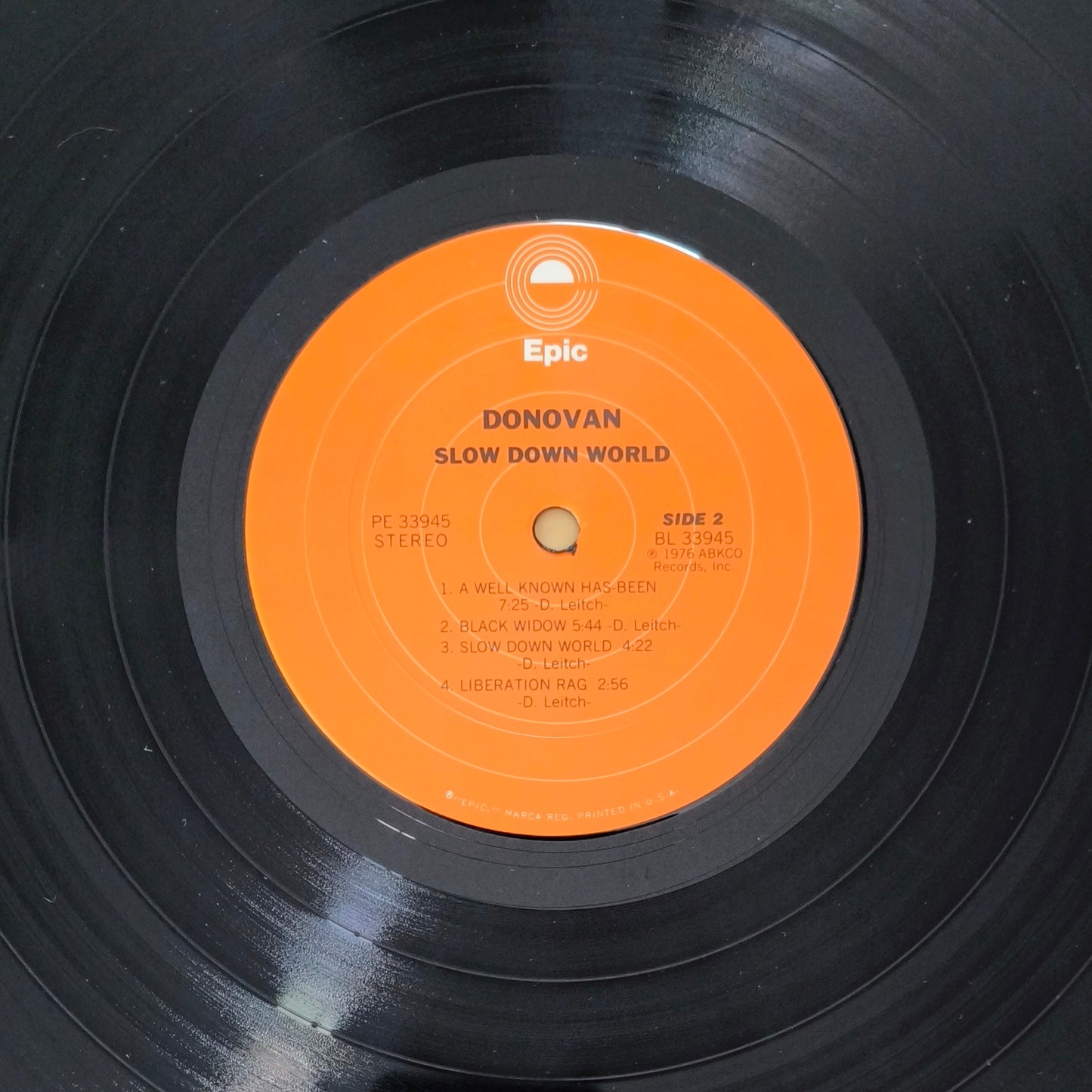 DONOVAN - Slow Down World (pressage US)