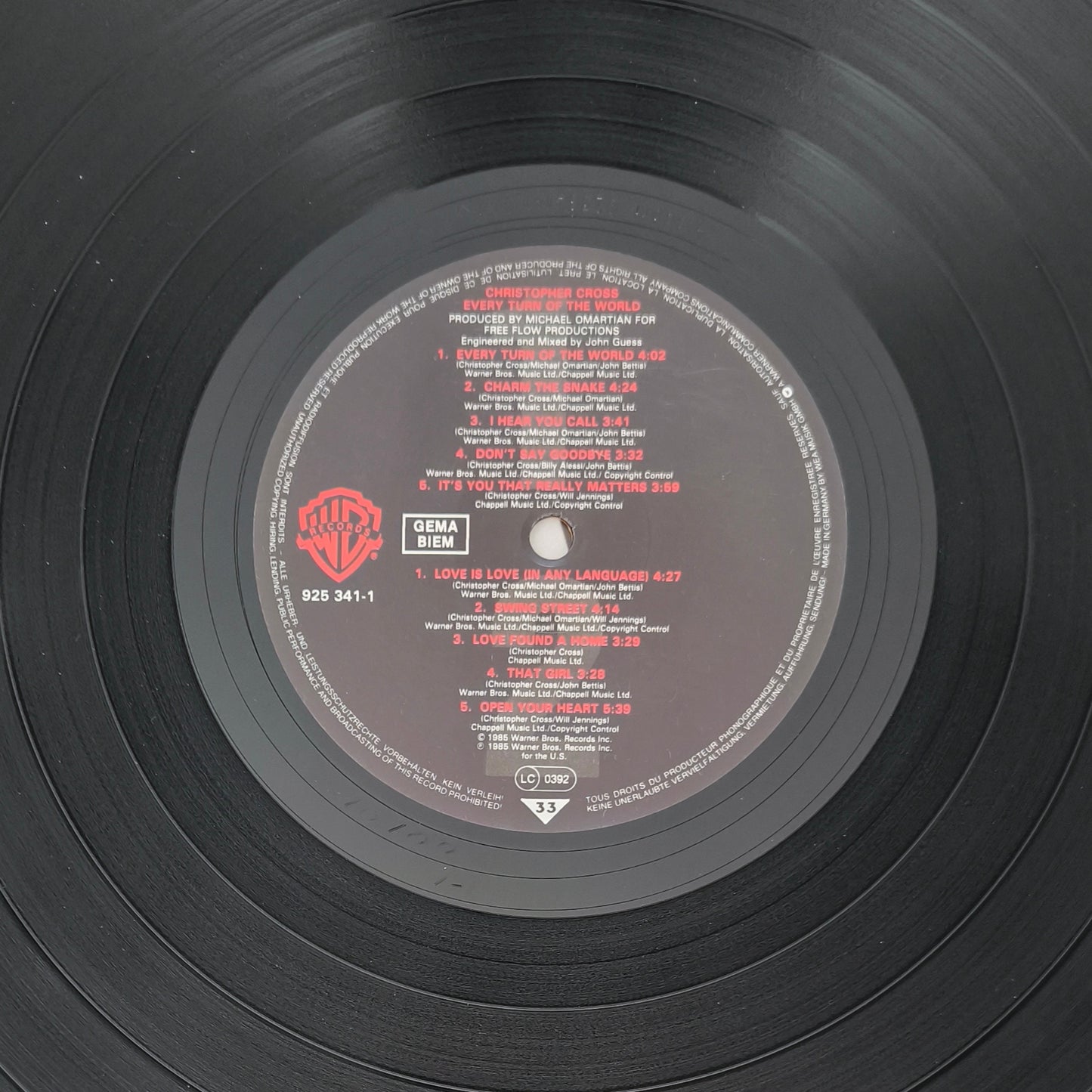 CHRISTOPHER CROSS Every Turn of the World
