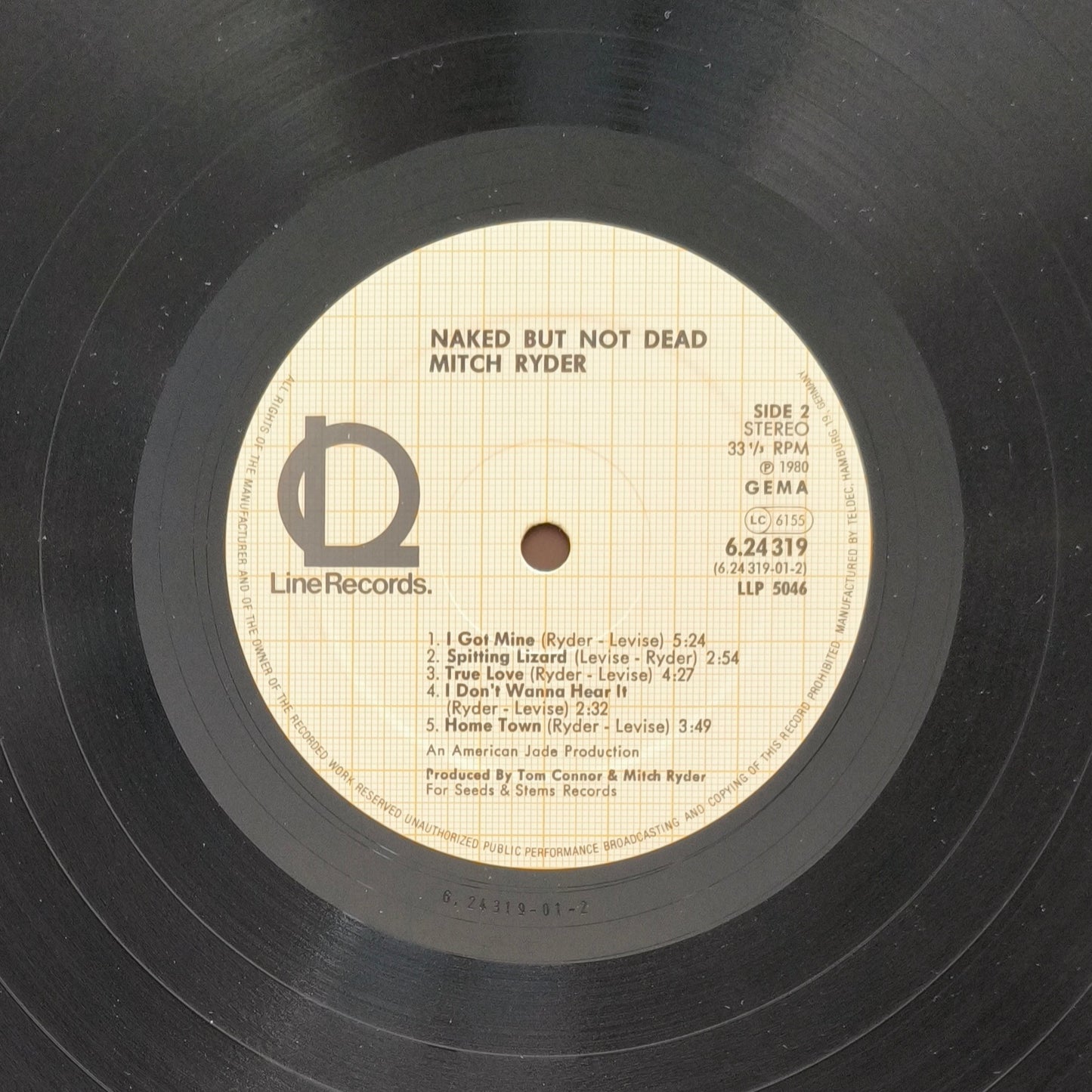 MITCH RYDER - Naked But Not Dead