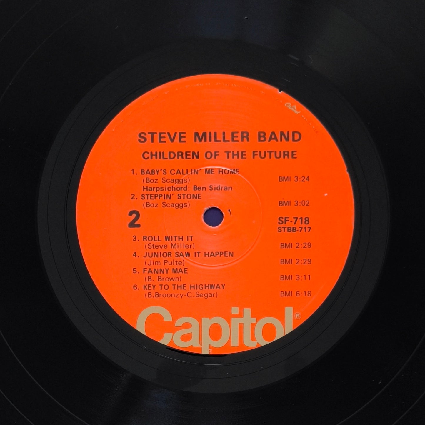 STEVE MILLER BAND - Children Of The Future / Living In The U.S.A. (pressage US)
