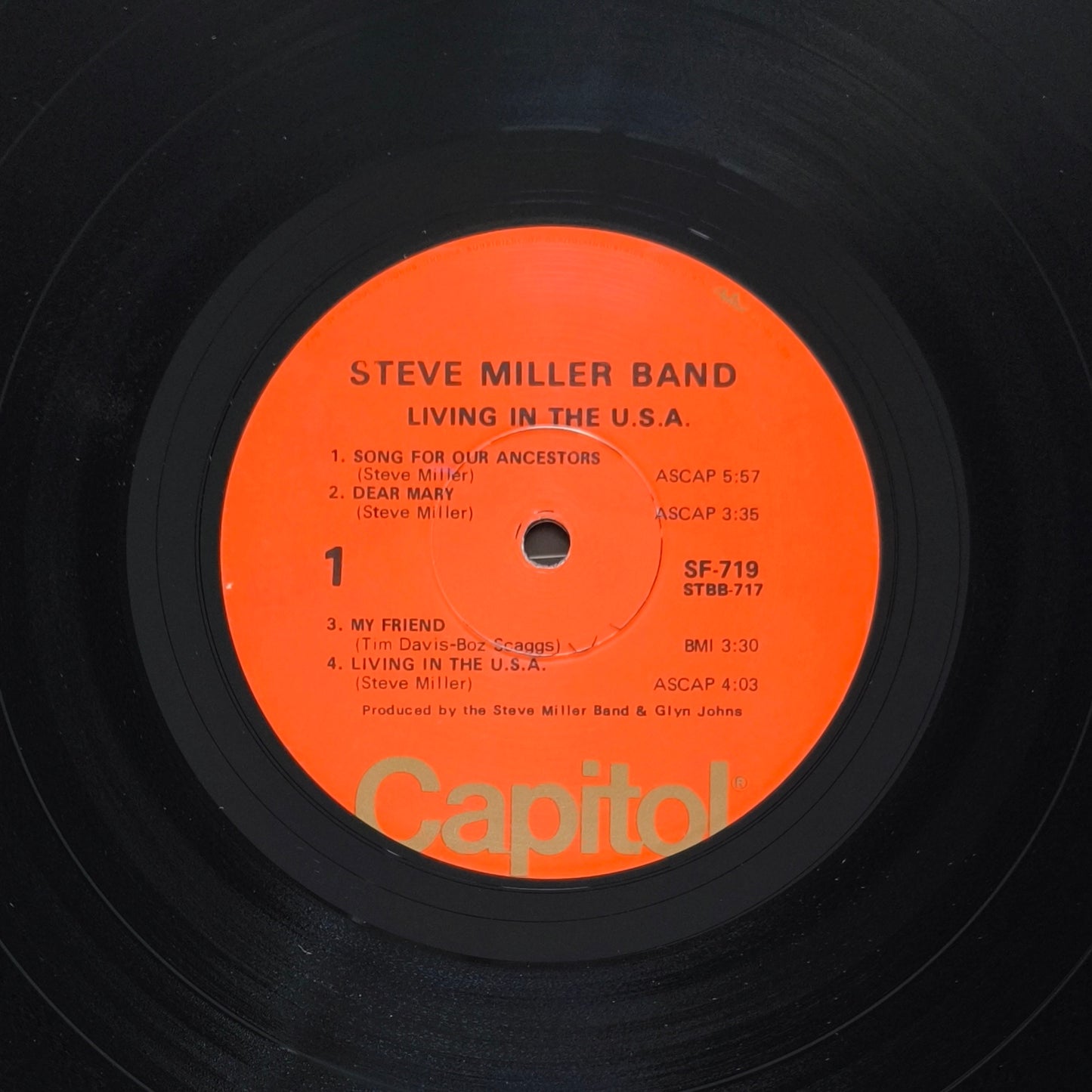 STEVE MILLER BAND - Children Of The Future / Living In The U.S.A. (pressage US)