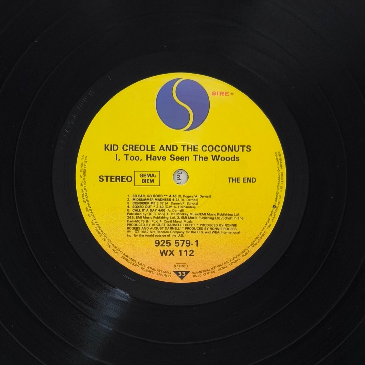 KID CREOLE AND THE COCONUTS - I, Too Have Seen The Woods