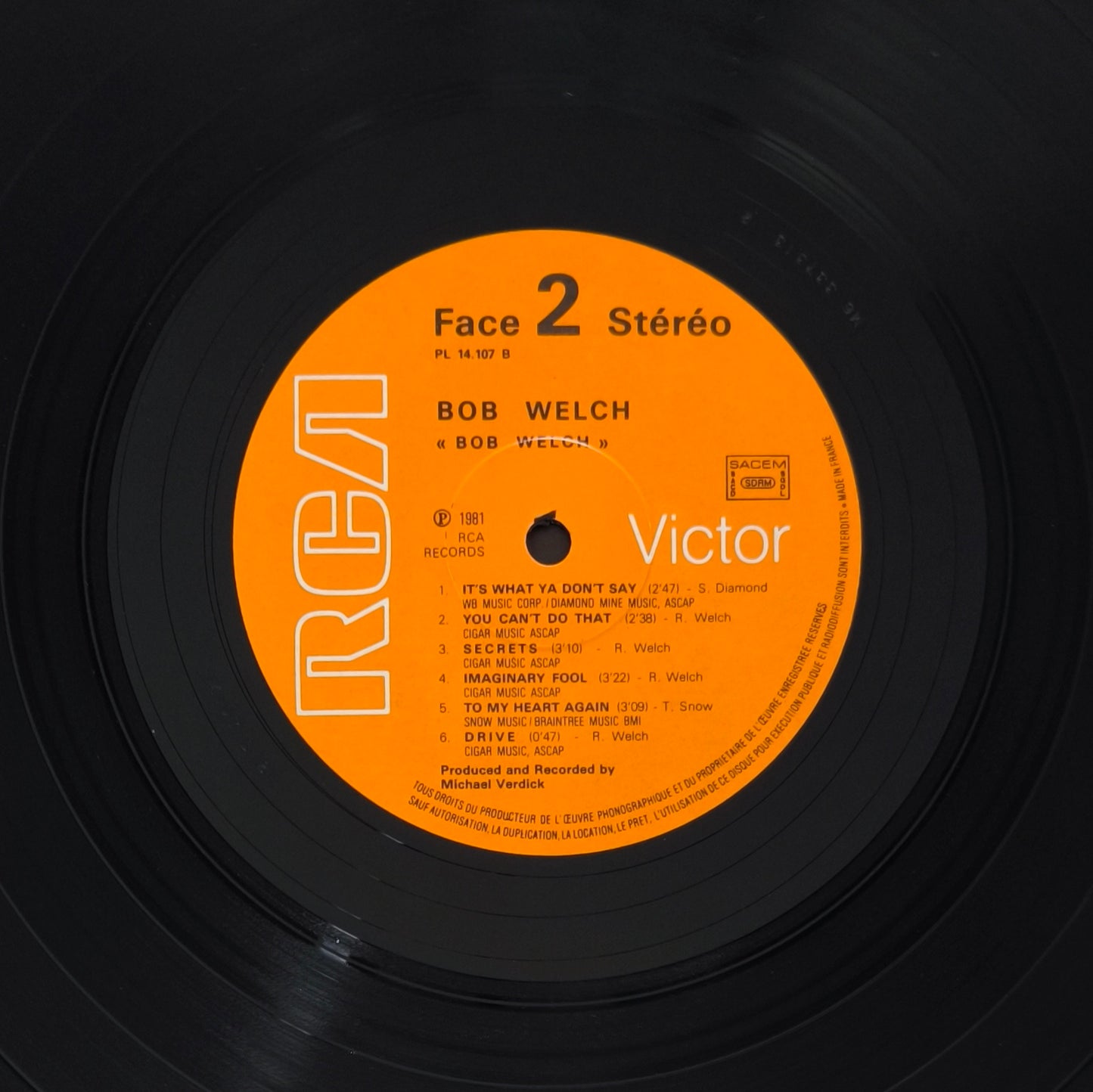 BOB WELCH - Bob Welch