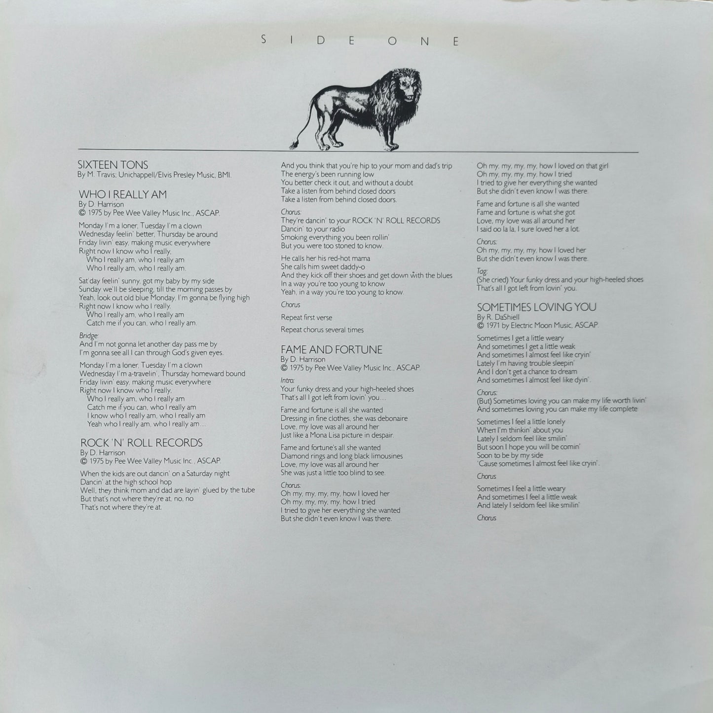 THE DON HARRISON BAND - The Don Harrison Band