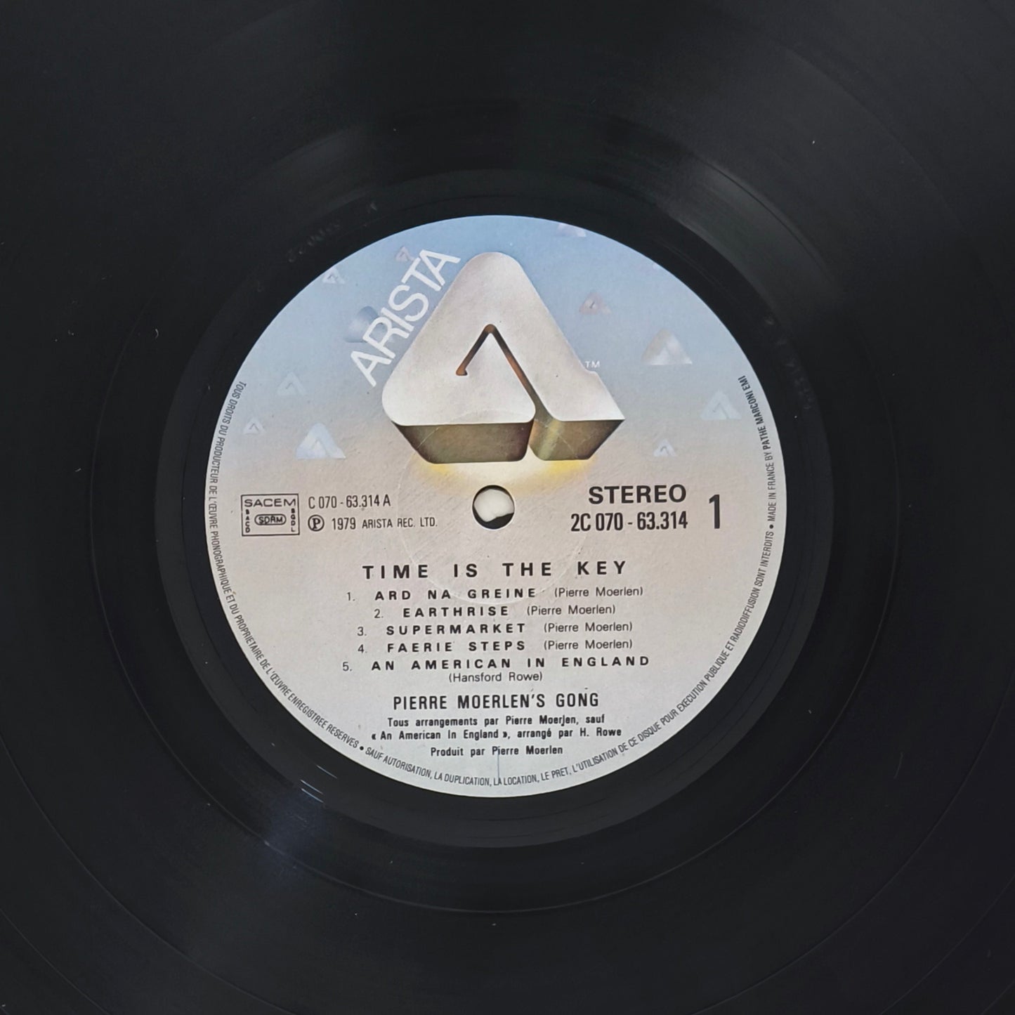 PIERRE MOERLEN'S GONG - Time Is The Key