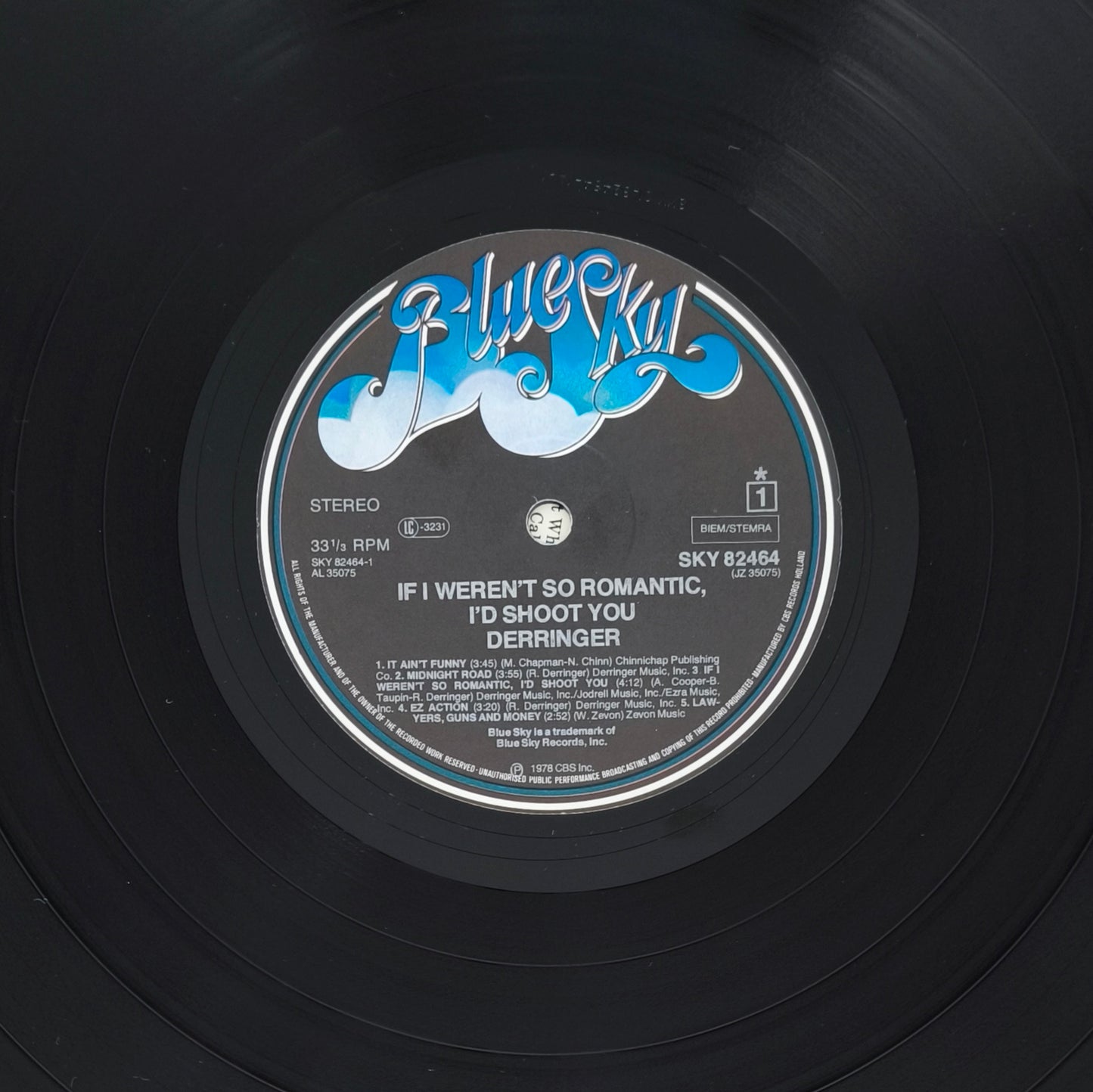 DERRINGER - If I Weren't So Romantic, I'd Shoot You
