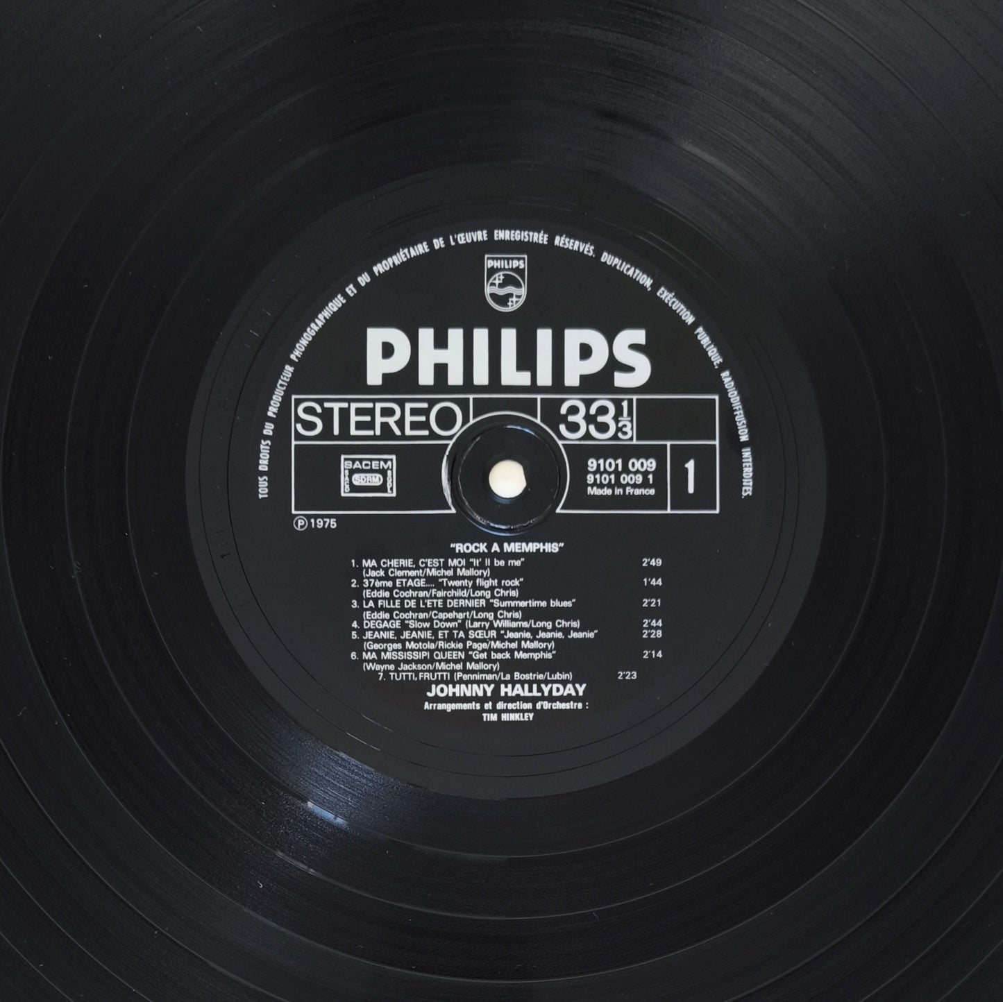 JOHNNY HALLYDAY - Rock A Memphis