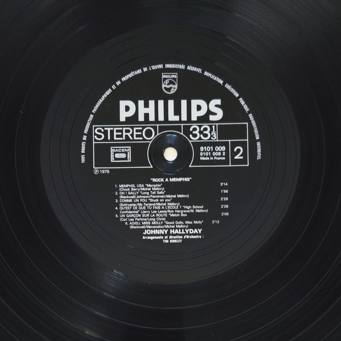 JOHNNY HALLYDAY - Rock A Memphis