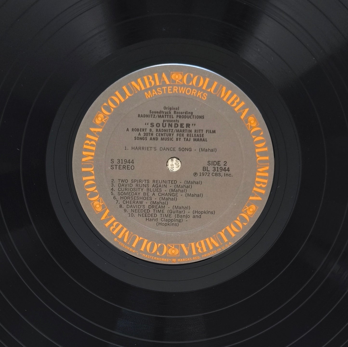 TAJ MAHAL - Sounder (Original Soundtrack Recording)