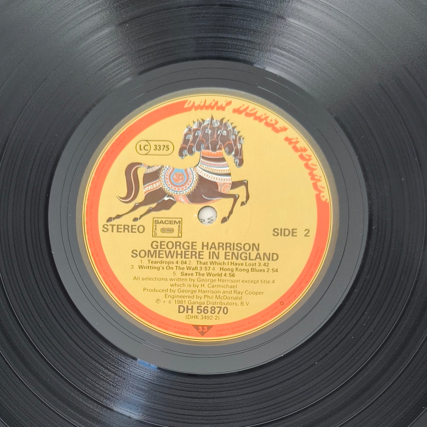 GEORGE HARRISON - Somewhere In England