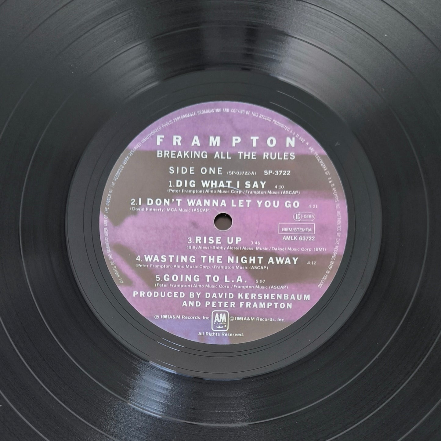 PETER FRAMPTON - Breaking All The Rules