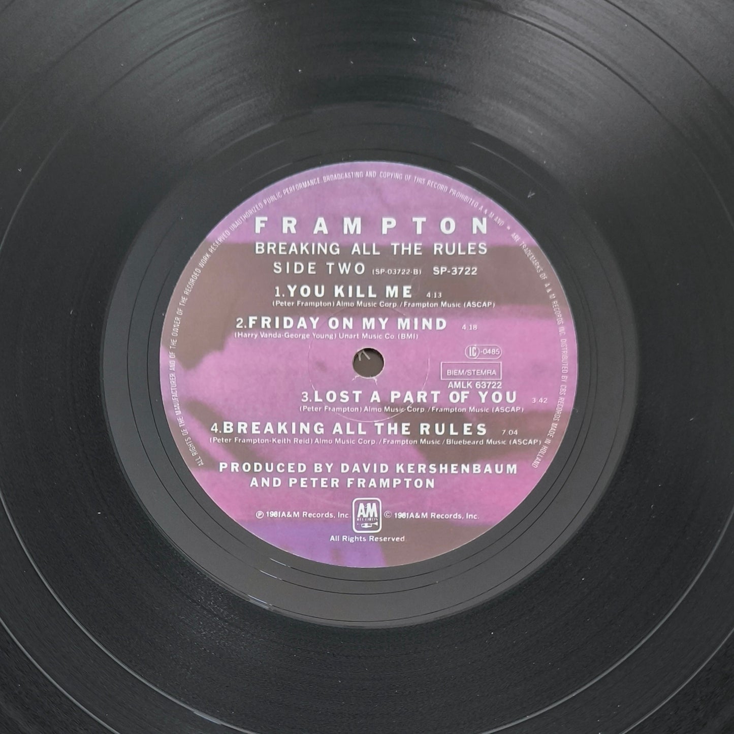 PETER FRAMPTON - Breaking All The Rules
