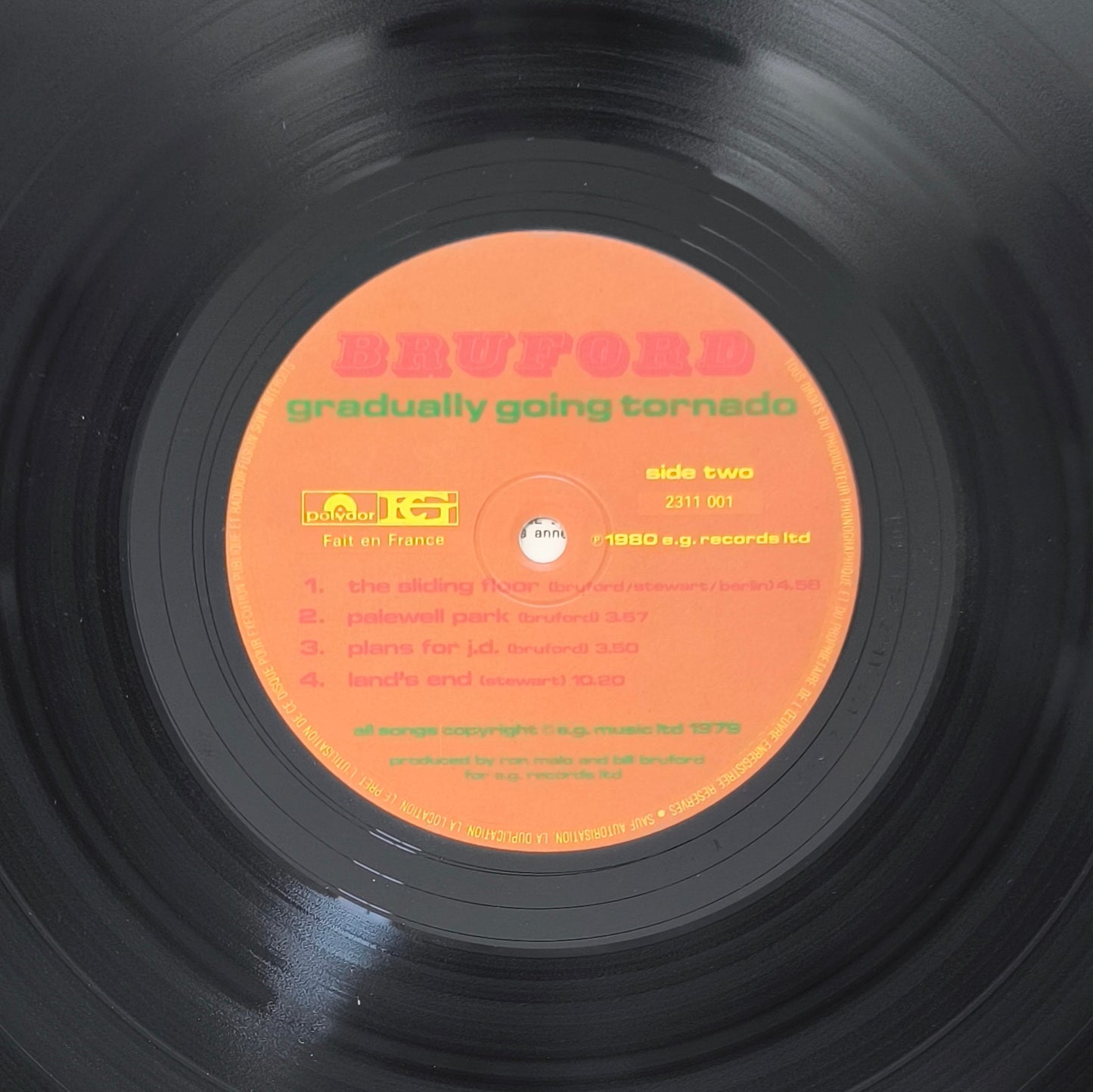 BRUFORD - Gradually Going Tornado