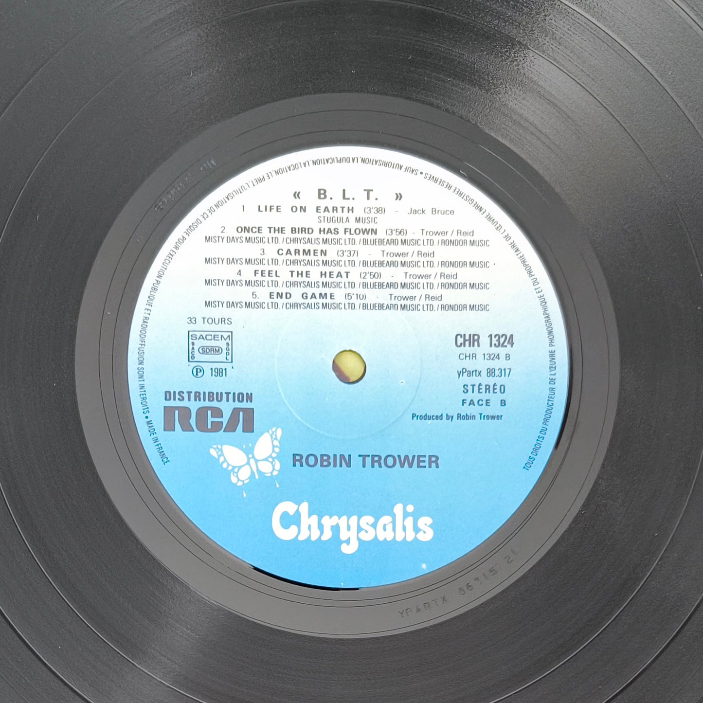 ROBIN TROWER / BILL LORDAN / JACK BRUCE - B.L.T.