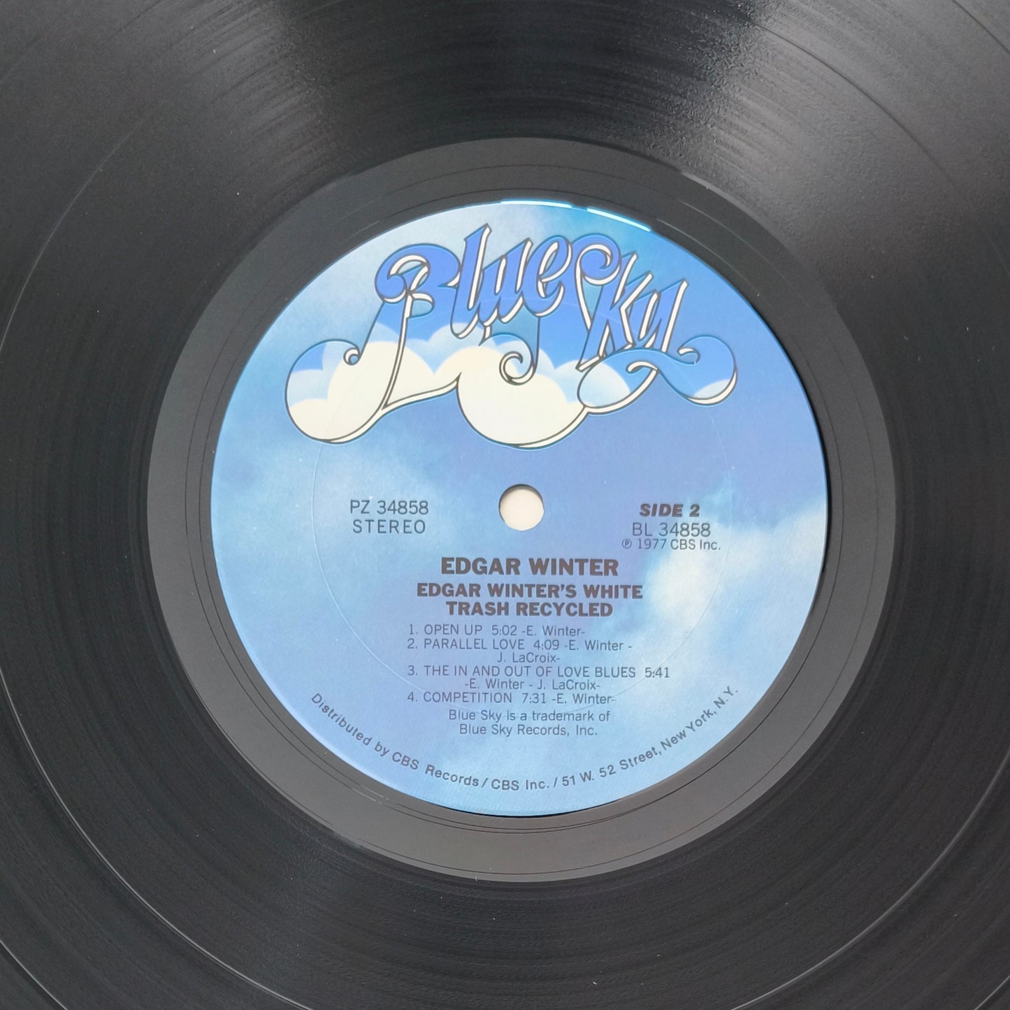 EDGAR WINTER'S WHITE TRASH - Recycled (pressage US)